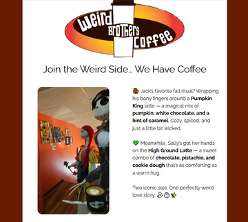 🎃 No Tricks. Just Endless Coffee Treats