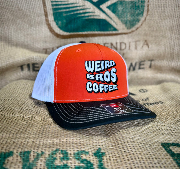 Weird Bros Orange Trucker Hat