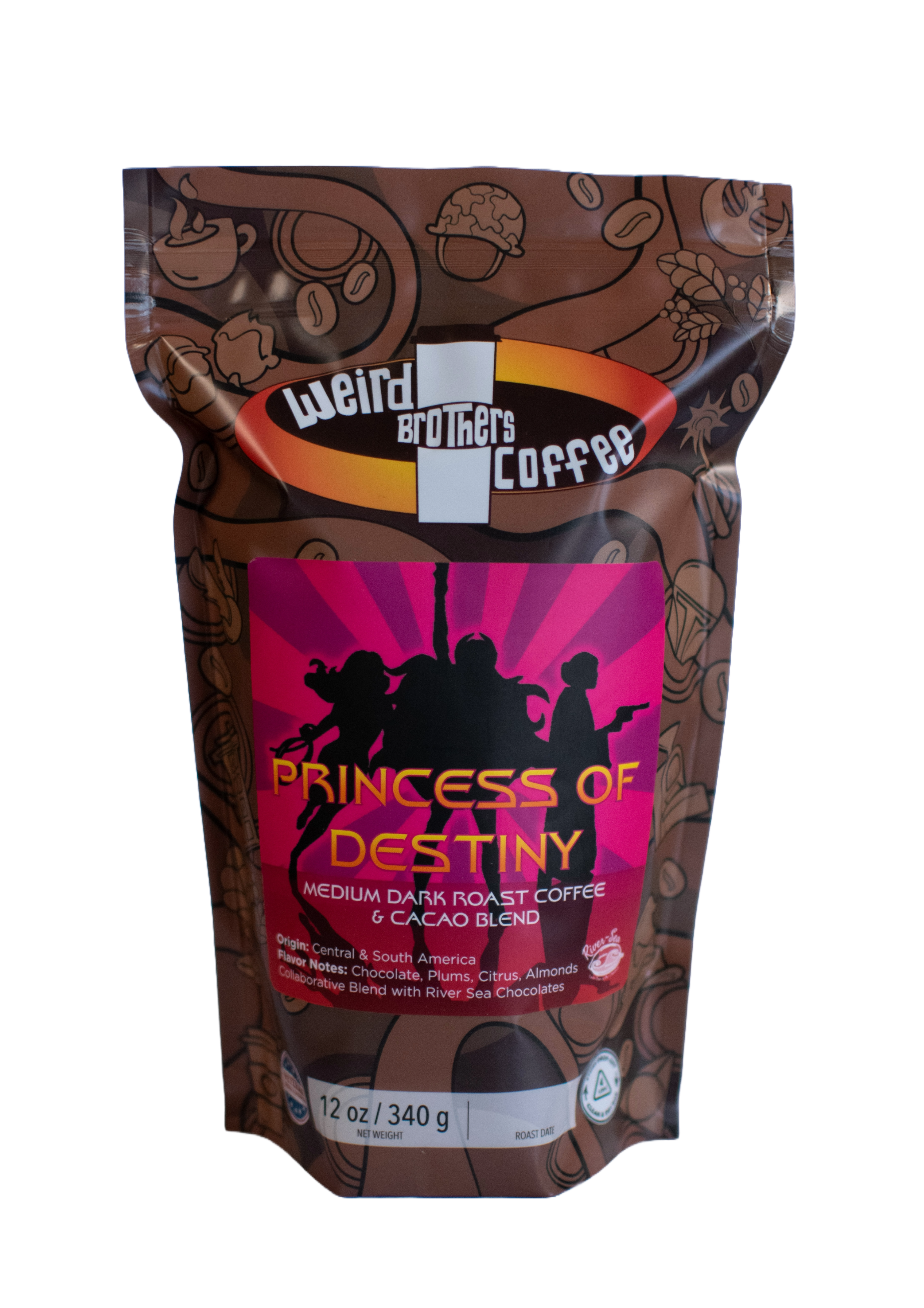 Princess of Destiny Coffee with Cacao Nibs – Weird Brothers Coffee